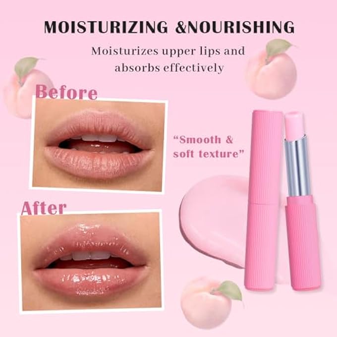 BINGBRUSH 3PCS-DOUBLE CORE LIPSTICK,ULTRA MOISTURIZING NOURISHING LIP CARE BALM WITH FRUIT FRAGRANCE, LONG-LASTING HYDRATION TO REPAIR DRY WATERPROOF MOISTURIZER LIPSTICK SET (ORANGE+PEACH+BLUE BERRY) - Image 4
